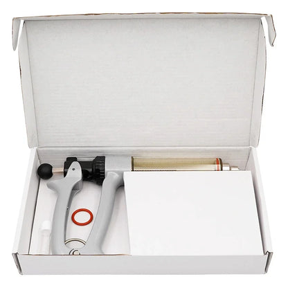25/50ml Semi-Automatic Veterinary Continuous Syringe Animal Injection Adjustable Vaccine Syringe for Livestock Cattle Sheep