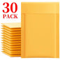 10-50Pack Kraft Bubble Mailers Self Adhesive Paper Envelopes Waterproof Cushioned Padded Foam Shipping Bags for Packaging