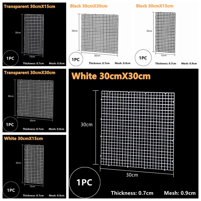 1PC Isolation Board Grid Aquarium Fish Tank Accessory Undergravel Bottom Plate Tray Multi Function Seperator Divider Board Net