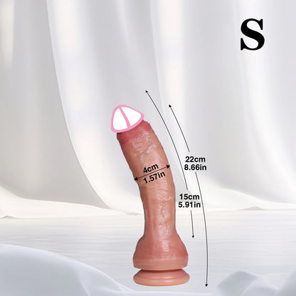 Soft Dildo Realistic Skin Penis Cheap Double Silicone Dildos Suction Cup Thick Dick Anal Sex Toys Men Women Gay Strapon Cock
