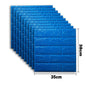 10pcs Self Adhesive Decor 3D Foam Wall Stickers Pane Room Waterproof Peel and Stick Brick Wallpaper for Interior Decoration