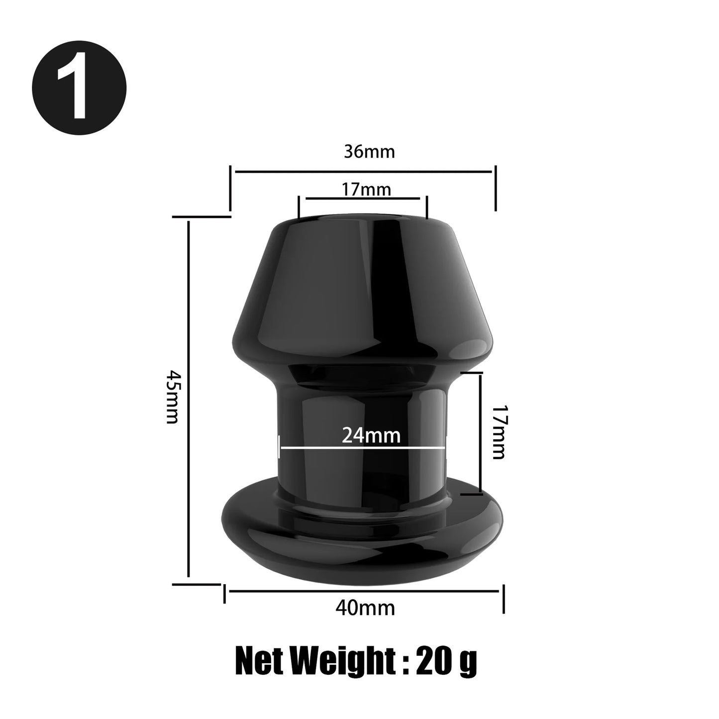 Hollow Vaginal Peephole Vaginal Peephole Anal Plug Vaginal Dilation Anal Dilation BDSM Enema Sex Toy Butt Plug for Men Women