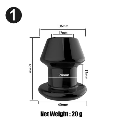 Hollow Vaginal Peephole Vaginal Peephole Anal Plug Vaginal Dilation Anal Dilation BDSM Enema Sex Toy Butt Plug for Men Women