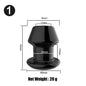 Hollow Vaginal Peephole Vaginal Peephole Anal Plug Vaginal Dilation Anal Dilation BDSM Enema Sex Toy Butt Plug for Men Women