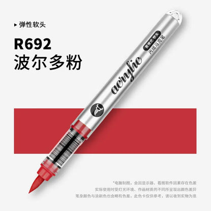 1 PC 120 Colors Acrylic Paint Marker Pens Professional Drawing Pens for Graffiti Manga School Aesthetic Stationery Art Supplies
