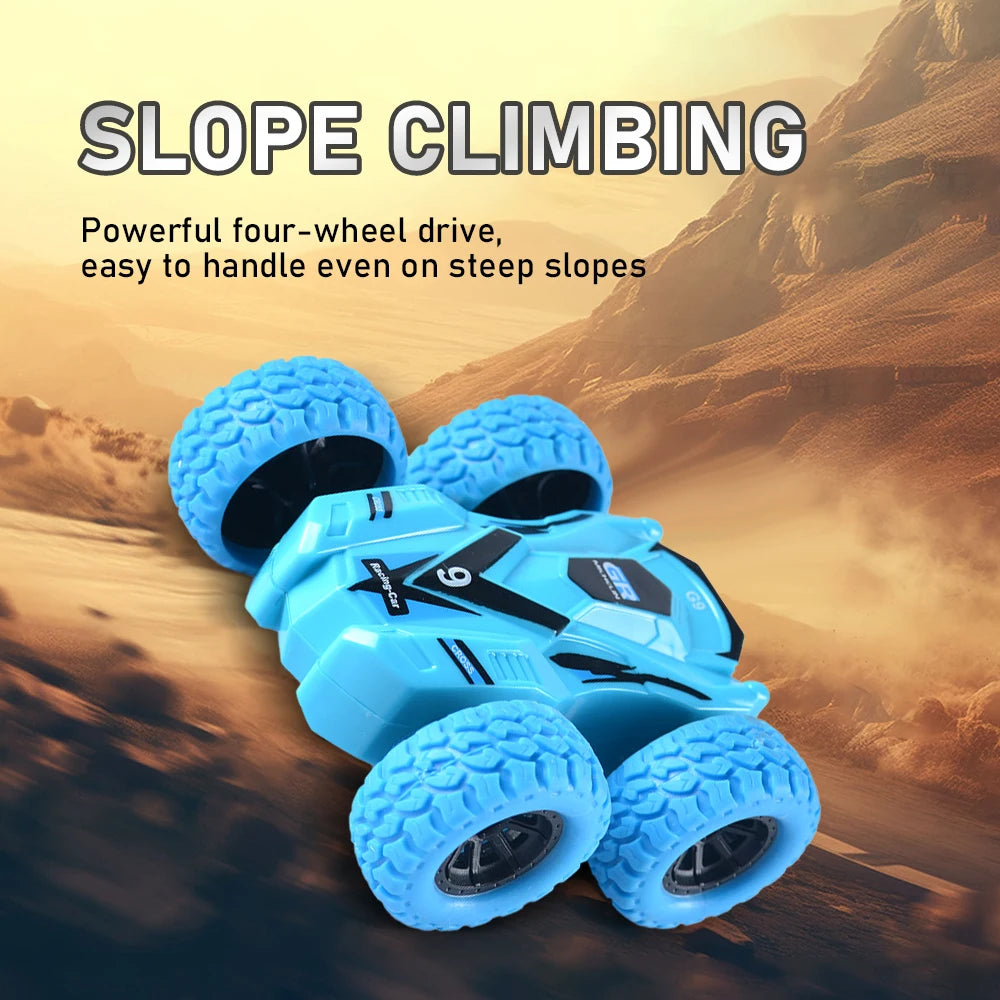 Fun Pull Back Car Double-Side Vehicle Inertia Safety and Fall Resistance Shatter-Proof Model for Kids Boys Children's Toys Car