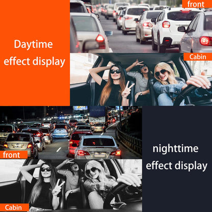Dash Cam Vehicle DVR Video Recorder 4 Cameras for Cars Black Box Front Rear Internal Night Vision Loop Recording Dashcam Car 360