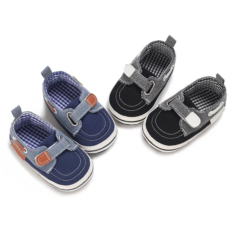 HAIZHIW 0-18M Baptism Newborn Baby Prewalker Girls Boys Casual Shoes Leather Non-Slip Soft-Sole Infant Toddler First Walkers