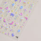 Colorful Bagful Jellyfish Bubbles Swimming Rings Rainbow Stars Ocean Starfish Self Adhesive 5D Nail Art Sticker Manicure Decal