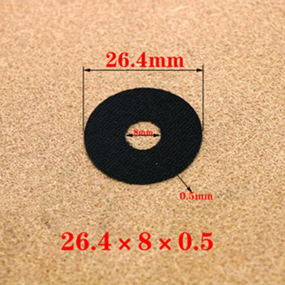1pc Fishing Reel Brake Washers Brake Pad Fishing Carbon Fiber Drag Washers Pad For Baitcasting Drum Reels 0.5mm 0.2g 0.12g 0.22g
