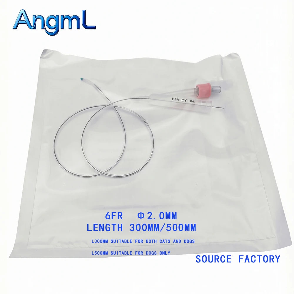 Double-Lumen Urinary Catheters For Pets,Drainage Bags,Veterinary Supplies,Pet Medical Care,Suitable For Both Cats And Dogs