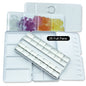 Empty Metal Watercolor Tin Palette Box With 14/26/52pcs Detachable Empty Watercolor Half Pans For DIY Travel Watercolor Palette