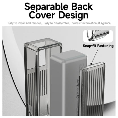 Sikai TPU case for Xiaomi 165W Power Bank 10000mAh PB1165MI with Built in USB C Cable Portable Charger Travel Storage Case