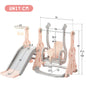 Rosahqnda 4-in-1 Children slide Indoor & Outdoor Outdoor Outdoor Playground for Toddlers Swing 1-6 Years
