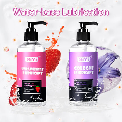 120ml/300ml Cologne Scent & Fruity Scent Lubricant, Smooth, Long-Lasting Lube for Sex, Aromatic Pleasure for Couples & Solo Play