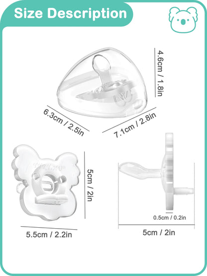 Newborn Silicone Pacifier Clip Chain Baby Dummy Silicone BPA Free Toddler Teether Infant Soother Nipple Baby Shower Gift