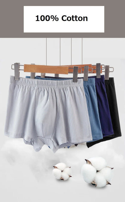 Plus Size Men's Underwear High Waist Loose Men Underwear Boxer 100% Cotton Men's Boxer Underpants For Men Panties 8XL 9XL 10XL