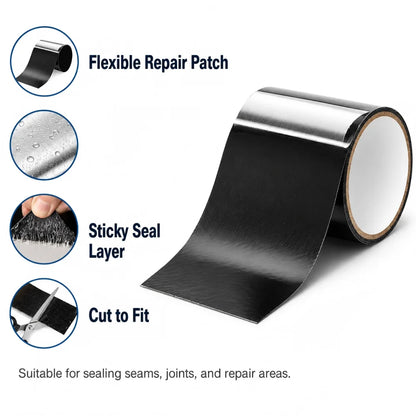 1.5m Waterproof Repair Tape 5-30cm Width Super Strong Adhesive Quick Seal and Patch Leaks Tape for Plumbing Pool Repairs