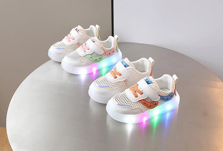 Tenis Children Led Shoe Boys Girls Lighted Sneakers Glowing Shoe for Kids Soft Soled Breathable Casual Infant Toddler Baby Shoes
