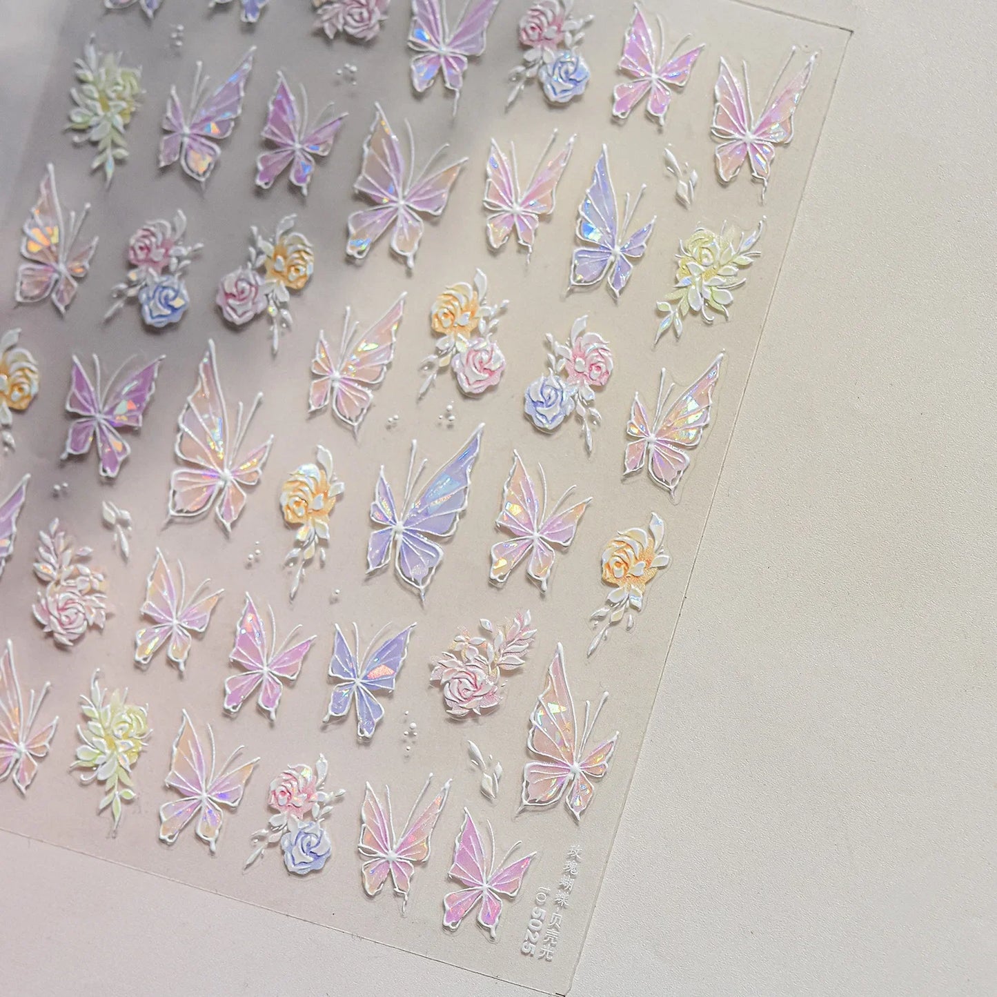 Iridescent Water Bubbles Shiny Stars Colorful 5D Nail Art Stickers Dreamy Water Drop Self Adhesive Decorations Manicure Decals