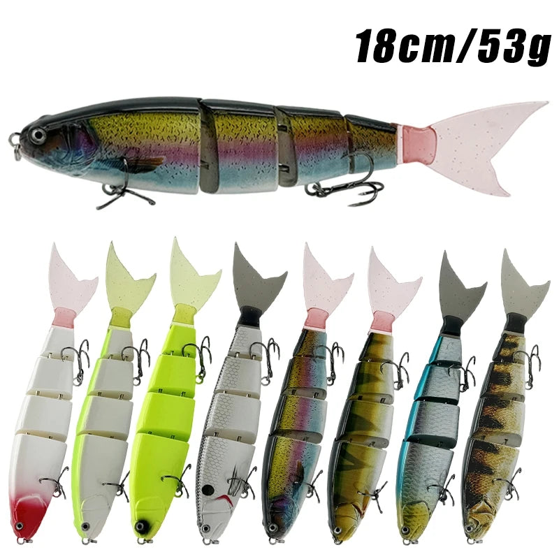 11.5cm/18.5g Balam Glide Bait Catfish Joint Giant Hard Bait Swimbait for Pike Bass Saltwater Glide Bait Leurre De Pêche