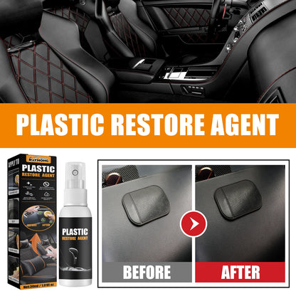 Car Plastic Restorer Back To Black Gloss Plastic Renovator Longlasting Coating Leather Restore Auto Polish Cleaning Products