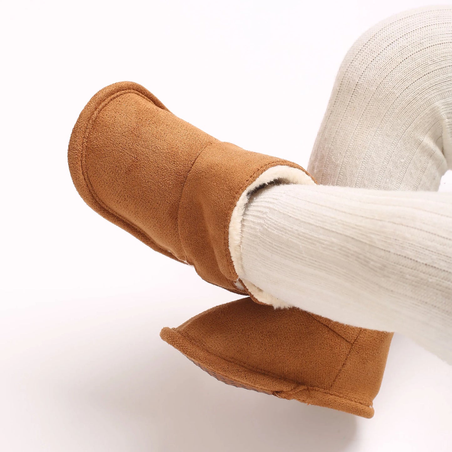 New Baby Boots For Winter Warmth 0-18M Newborn Baby Velcro Soft Sole Anti Slip Front Shoes Baby Shoes Warm Snow Boots