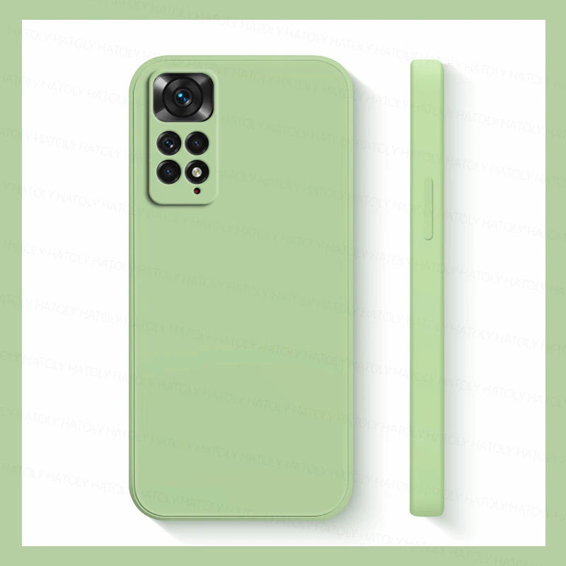 Case For Xiaomi Redmi Note 11 Case Redmi Note 11 10 10s 11s 12 12s 13 Pro Plus 5G Cover Anti-drop Liquid Silicone Cover Case