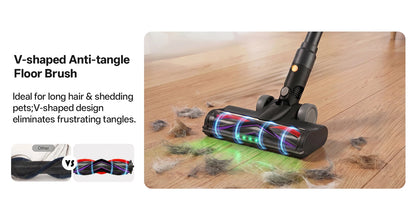 COTIAR Cordless Vacuum Cleaner V30 PRO 800W Powerful 75kPa Suction 95 Mins Runtime Handheld Home Appliance Portable Removable Battery