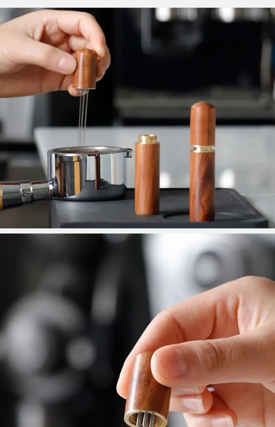 Needle Distributor Stainless Steel Coffee Tamper Espresso Mixers Dispensers Levelers WDT Tools Cafe Stirrers Barista Accessories