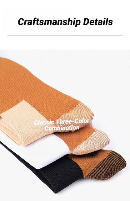 Compression Socks Women Men Anti Fatigue Pain Relief Graduated Unisex Stockings Knee Fit For Golf Rugby Running Hiking Sports