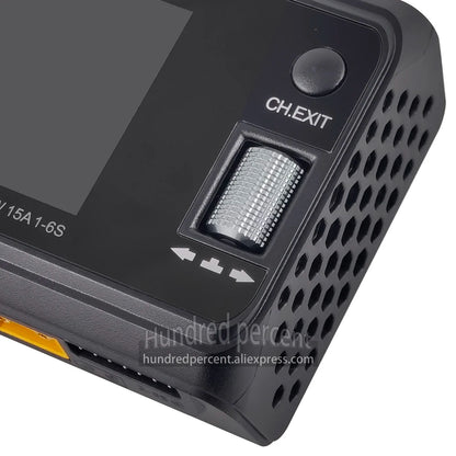 ToolkitRC M6D V3 Charger Black DC 500W Intelligent Dual Channel 1S 2S 3S 4S 5S 6S Toy Model Car Lithium Battery Fast Charging