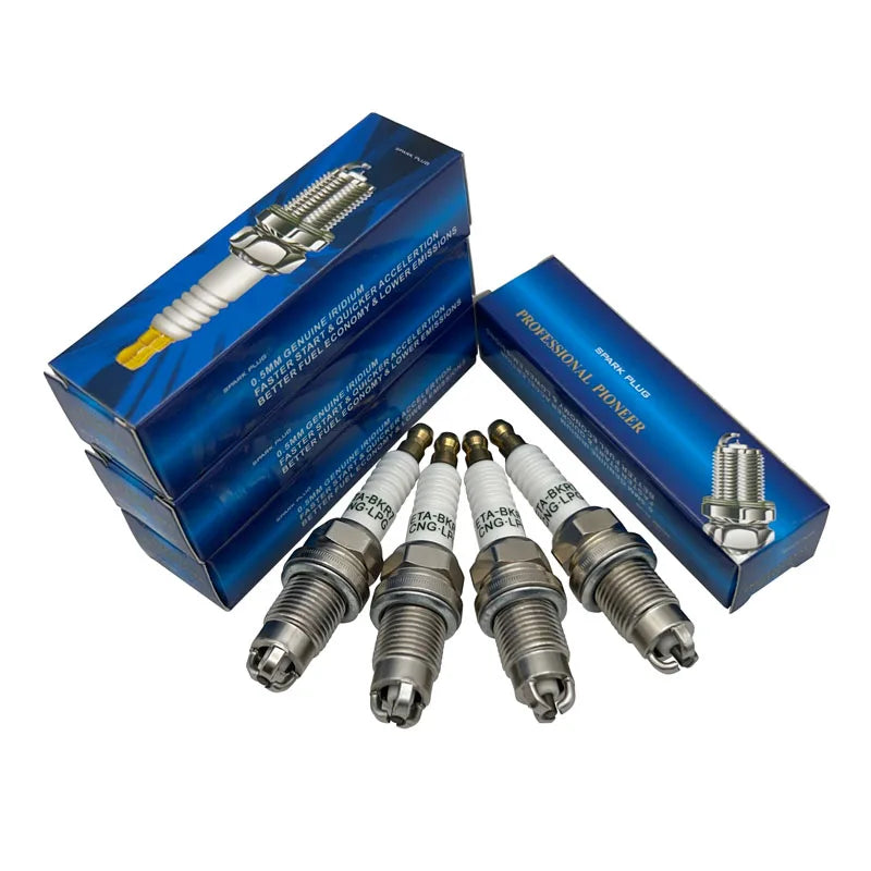 4pcs LPG CNG LNG Spark Plug ETA-BKR7-CNG FOR IK20TT VK20 BKR6EIX PFR7B-D BKR7EIX BKR-GAS LPG1 BKR6EIX-5LPG IFR7F-4D BKUR6ET-10
