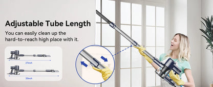 Vastorm 3-in-1 Corded Vacuum Cleaner 600W Powerful Upgraded Motor Free-Stand Lightweight Stick Handheld Vacuum for Carpet Pet Hair