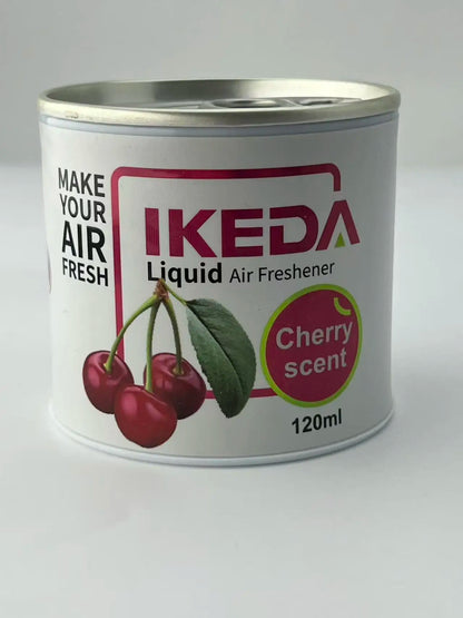 IKEDA 120ml Grape Scent Liquid Air Freshener, Long Lasting Sweet Fruity Fragrance, Odor Eliminator for Car Home Office