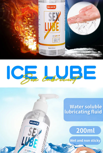 200ml Lubricant For Sex Semen Lube Vagina Man Anal Gay Personal Lubrication Intimate Sexual Water Based Gel Adult Products Shop