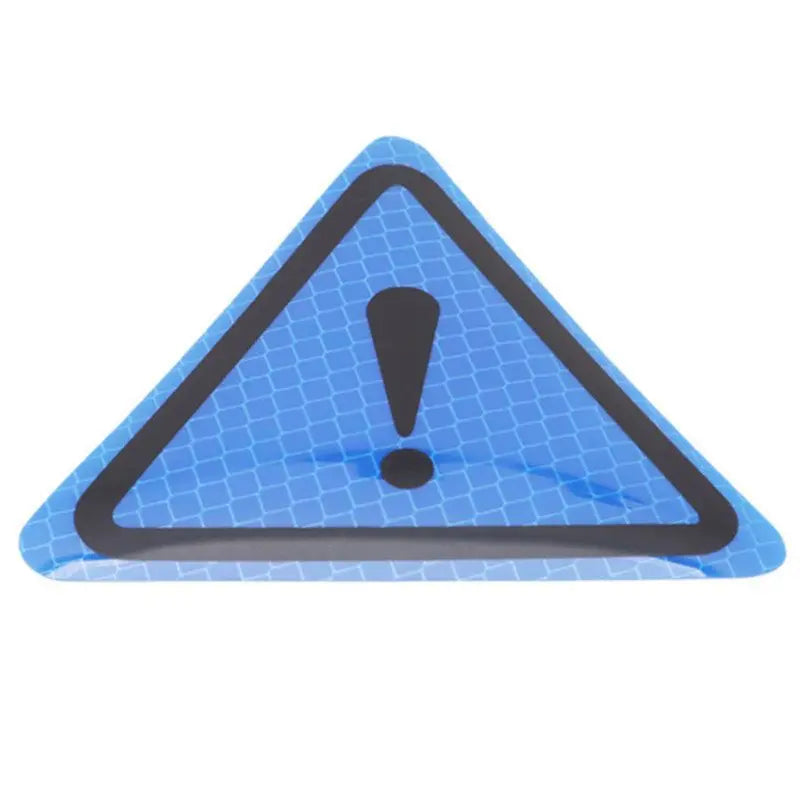 Auto Reflective Stickers Car for Triangle Warning Label Reflectivor Safety Signs Signals Label for Car Motorcycle