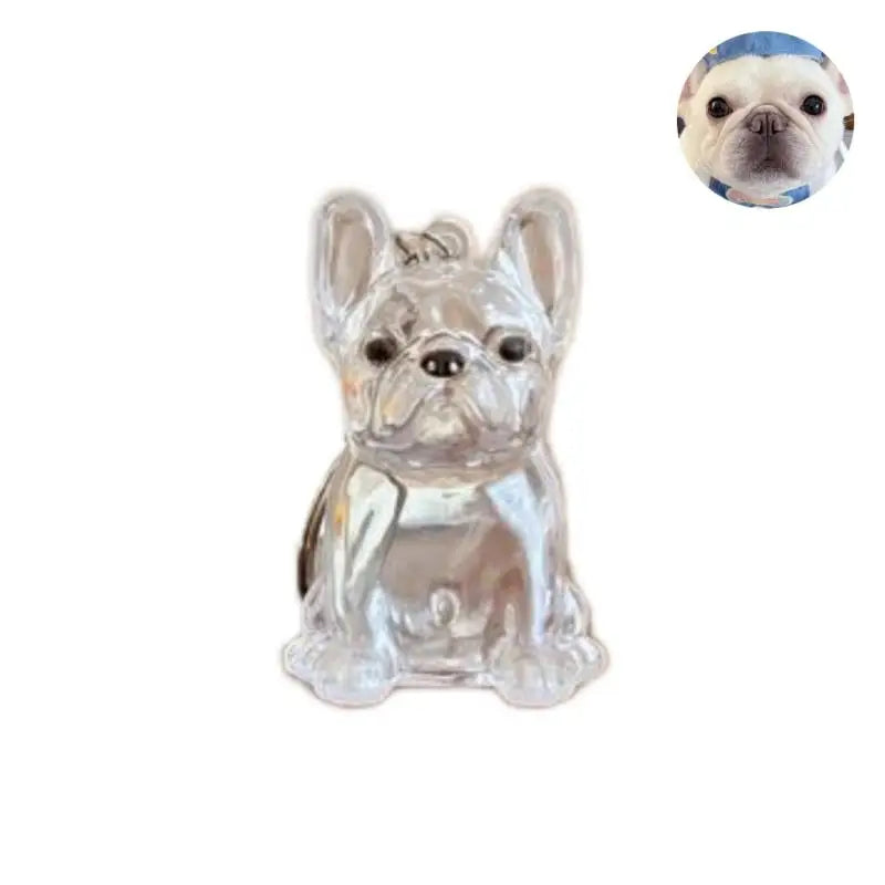 Diy Bag Charm Handmade Pet Hair Memorial Keychain Keepsake Pendant for Dog Fur - Personalized Pet Loss Gift for Dog Lovers