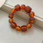 Multicolor Irregular Acrylic Beaded Bangles for Women Geometric Smudge String Bracelet Beach Vacation Style Couple Jewelry W