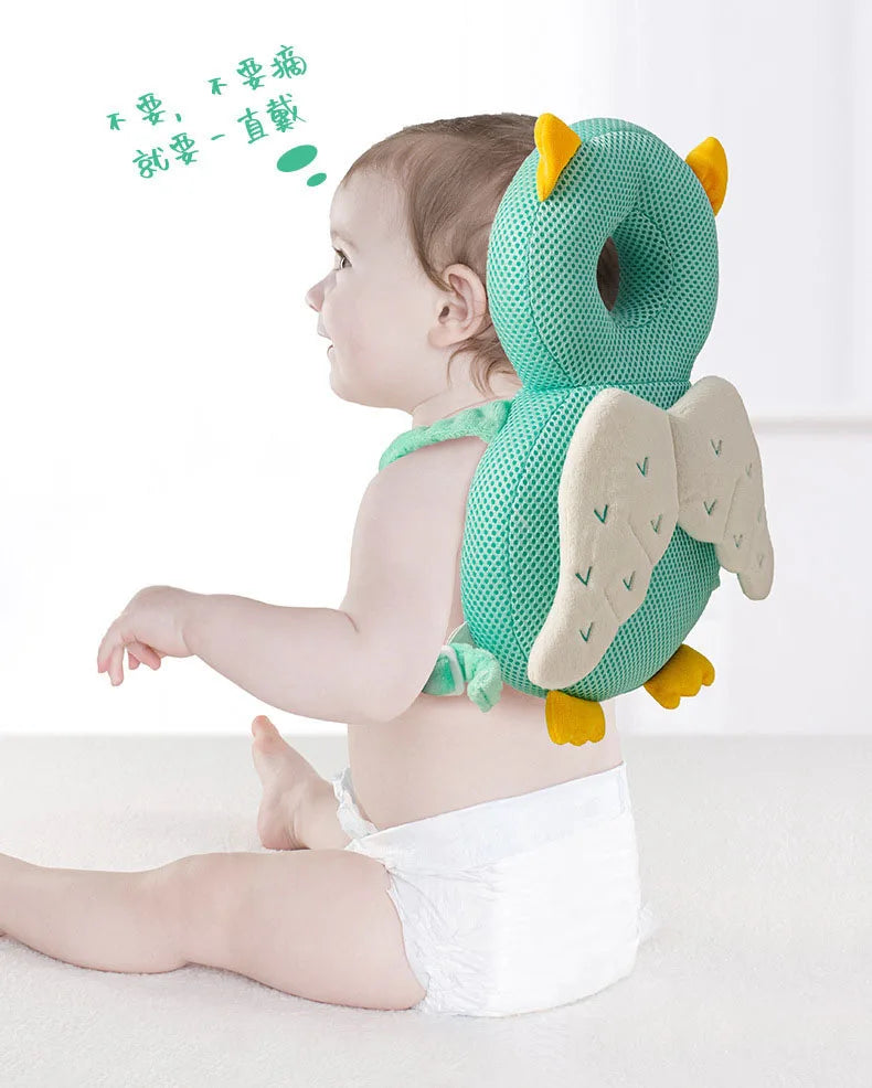 Summer Baby Head Protector Safety Pillow for Toddlers Soft PP Cotton Cartoon Backpack Cushion Infant Child Security Headgear Kid