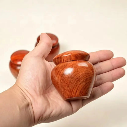 G4 Handmade Solid Wood Pet Urn Box Keepsake with Secure Seal Natural Memorial Storage for Dog Cat Ashes Hair Gift for Pet Lovers