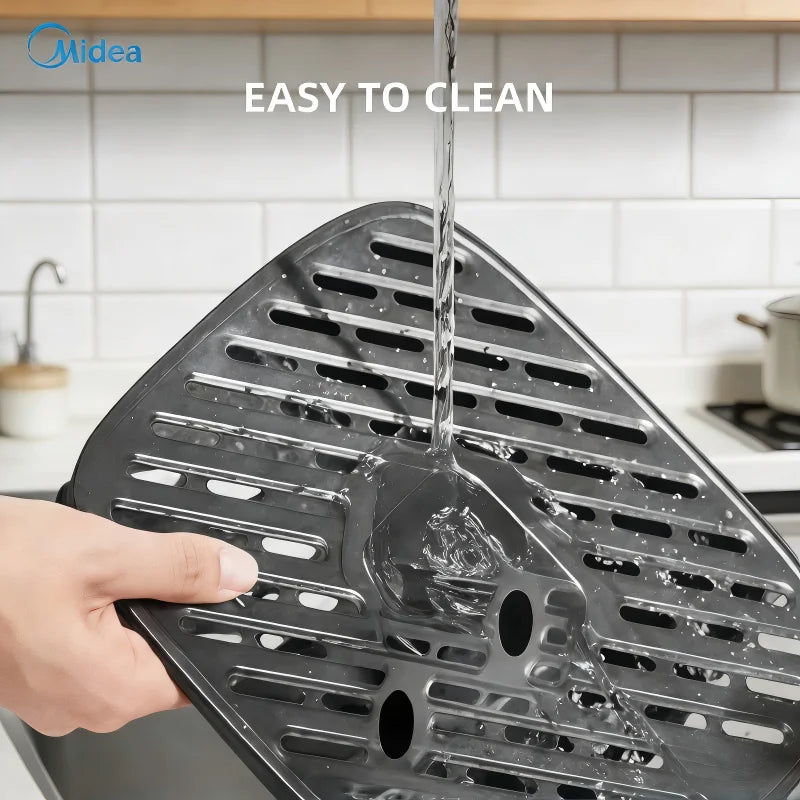 Midea 5L Air Fryer Large Capacity Family Size Multi-Functional Easy Clean Oil-Free Healthy Adjustable Temp Rapid Air