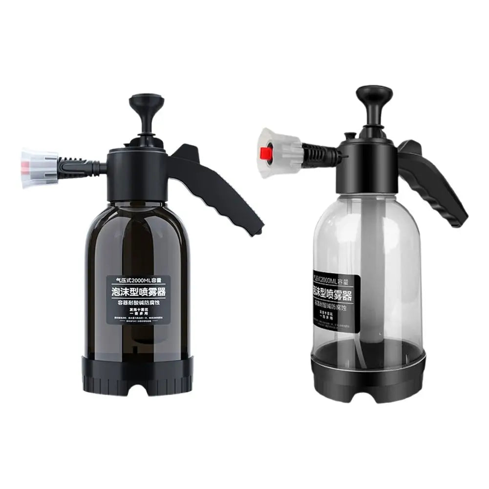 Foam Spray Sprayer Car Wash With Bottle Gun Manual Pressure Water Jet home Shampoo foam Snow watering can hand-pressed car 2L