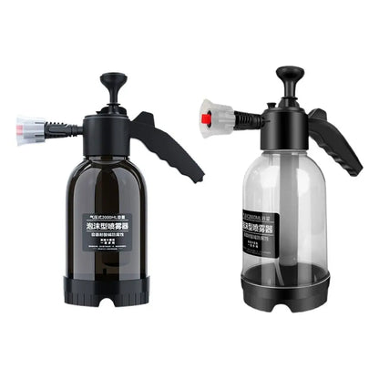 Foam Spray Sprayer Car Wash With Bottle Gun Manual Pressure Water Jet home Shampoo foam Snow watering can hand-pressed car 2L