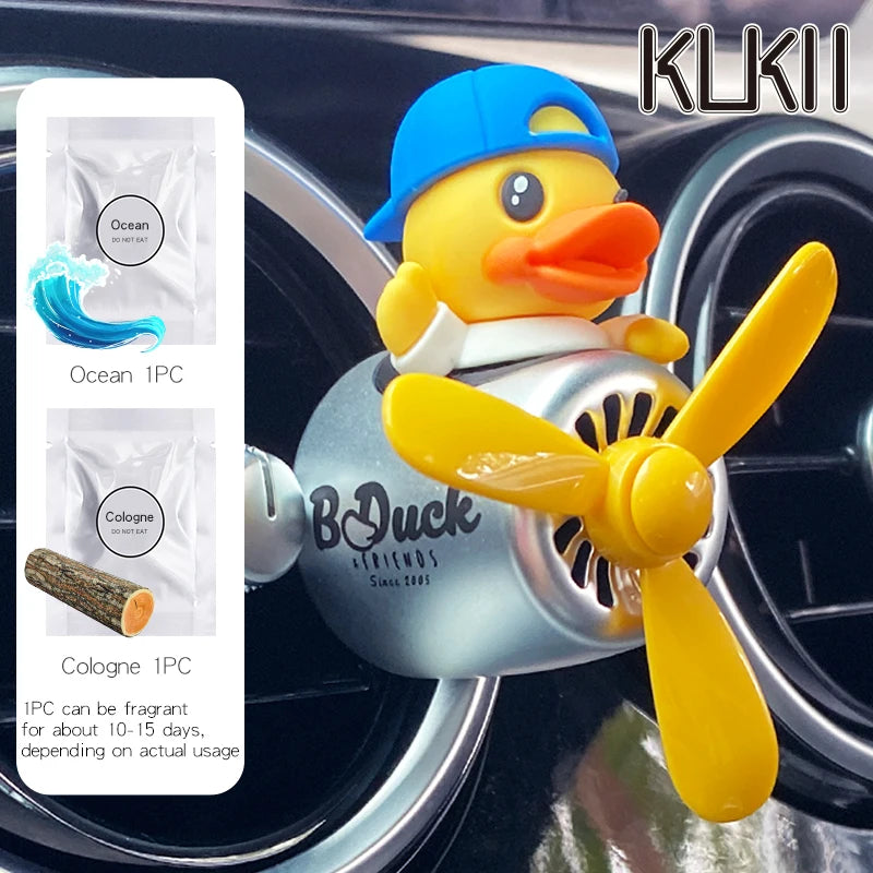 Duck pilot car air freshener scent airplane vent clip perfume diffuser fragrance dispenser accsesories interior decoration aroma