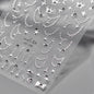Black Silver Polka Dots Stars 3D Self Adhesive Nail Art Decorations Stickers Stylish Round Dots Totems Manicure Decals Wholesale