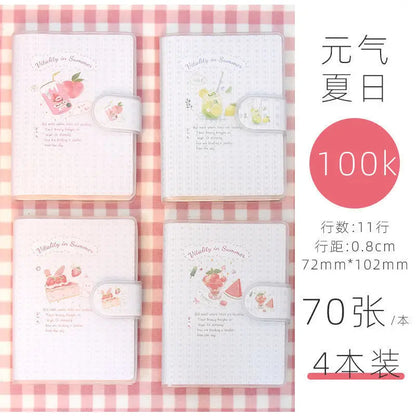 Kawaii Mini Portable Notebook Small Notepad For Daily Notes School Office Stationery Convenient To Carry Cute