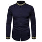 2026 Men's Summer Casual Long Sleeve Shirts Slim Fit Turn Down Collar Shirts Formal Office Business Shirts for Men Tops Big Size