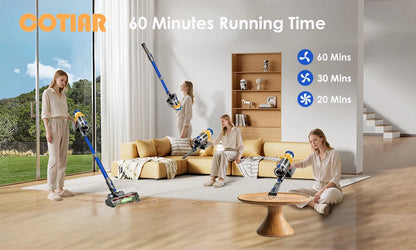 COTIAR V22 650W 55000PA Suction Power Cordless Vacuum Cleaner Handheld Home Appliance Portable Vacuum Cleaner Removable Battery