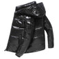 Fashion Shiny Stand Up Waterproof Hombre Buffer Bubble Thick Jackets Coat Casual Male Parkas Quilted Padded Shiny Parkas Men